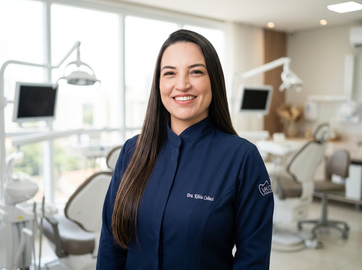 Dra. Kátia Cobuci - Cirurgiã-Dentista e Responsável Técnica da VK Odonto em Cotia