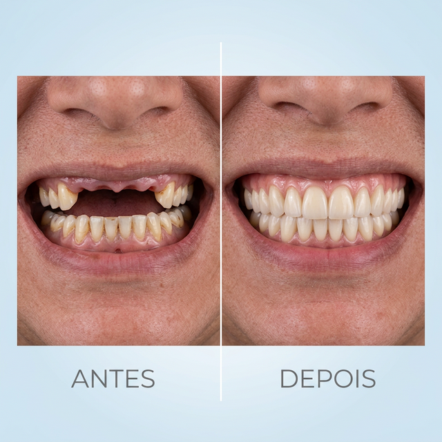 Resultado Reabilitação com Implantes